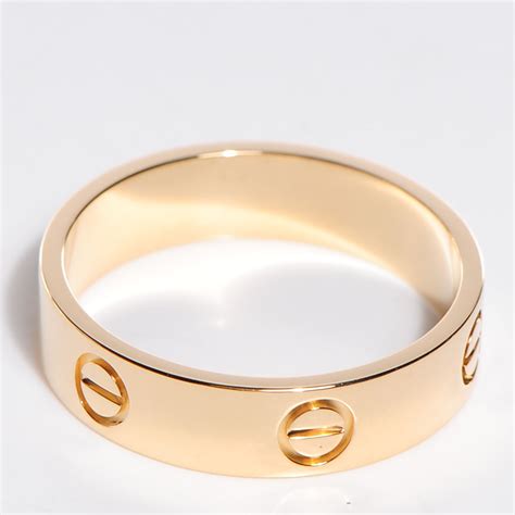Cartier 18k Yellow Gold 6mm Love Ring 63 105 108669