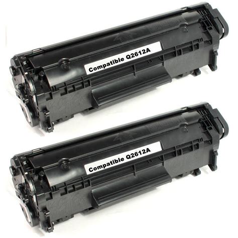 Hp 12a Q2612a Black Toner Cartridge Compatible Standard Yield