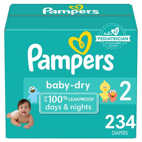 Buy Diapers Size 2 234 Count Pampers Baby Dry Disposable Baby