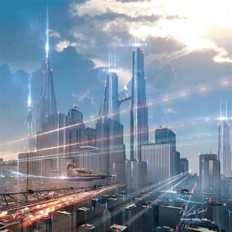 Metropolis Of Tomorrow • Futuristic City By Vitaly Sokol On Deviantart