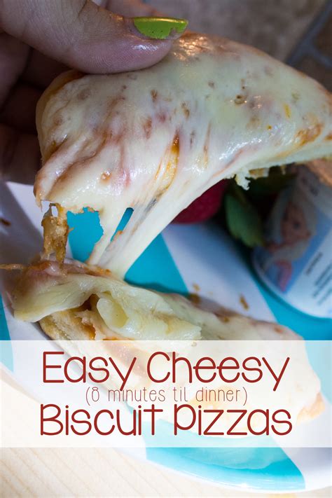 Easy Cheesy Dinner In 8 Minutes Biscuit Pizza