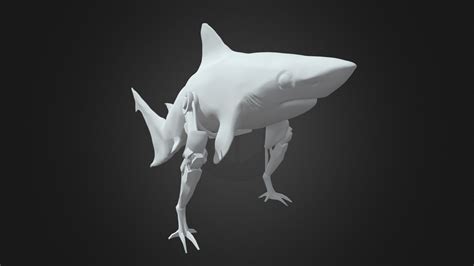 Shark With Legs Download Free 3d Model By Thesquidmaster Edaabdd