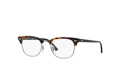 ray ban prescription glasses clubmaster fleck optics rb5154 tortoise acetate 0rx5154549251