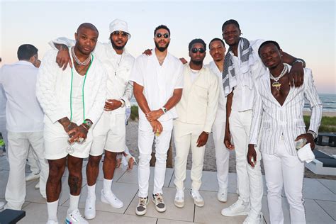 Drake Jay Z And More Attend Michael Rubins All White Party