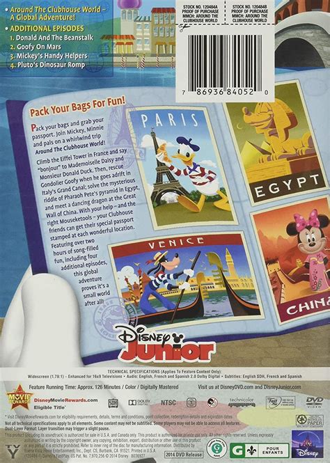 Mickey Mouse Clubhouse Around The Clubhouse World Dvd Import Amazon