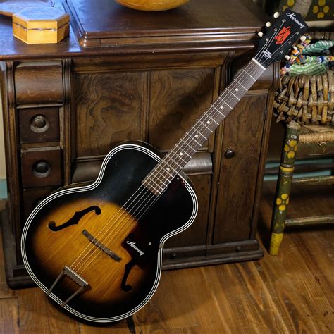 1960s Harmony H1215 Archtop Guitar