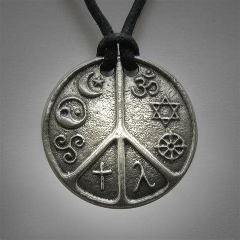 Interfaith Jewelry Multifaith Jewelry Coexist World Peace Symbol Hindu