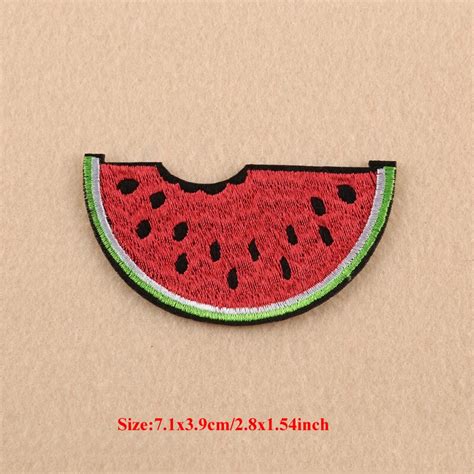 20pcs Parches Watermelon Fruit Patch For Clothing Iron On Patches