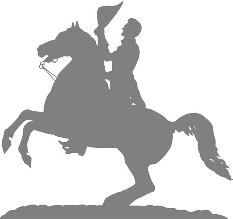 Andrew Jackson Silhouette Free Vector Silhouettes