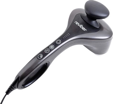 Reviber Hot And Cold Percussion Handheld Deep Tissue Massager With 2 Year Guarantee And Five