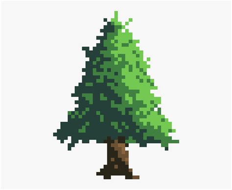 Thumb Image Pine Tree Pixel Art Hd Png Download Transparent Png