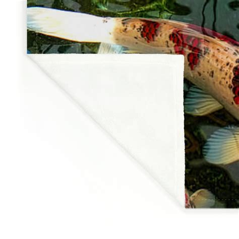 Japanese Koi Fish Pond Fleece Blanket For Sale By Jennie Marie Schell