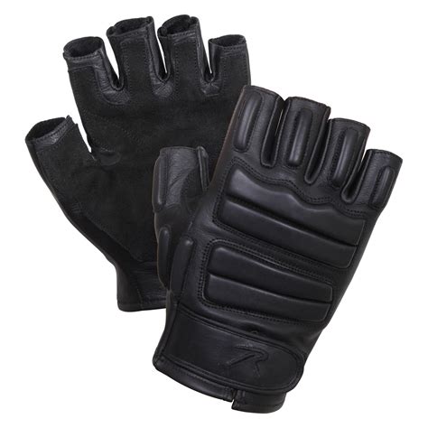 Rothco® 2817 S Tactical Small Black Fingerless Padded Gloves