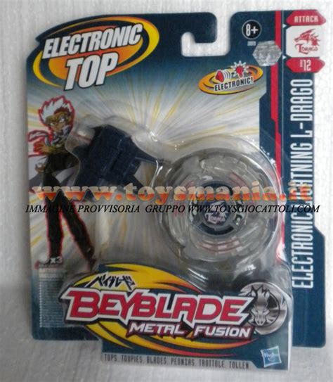 Hasbro Beyblade Metal Fusion Electronic Top Lightning L Drago 12