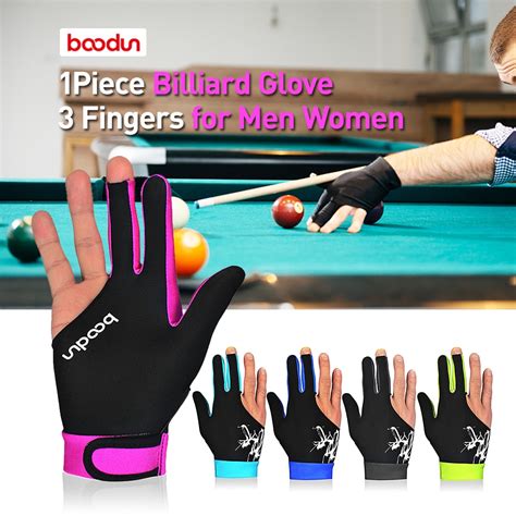 Boodun Piece Billiard Glove Fingers Cue Sports Glove Men Women