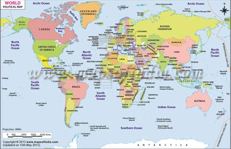 6 Best Images Of Free Large Printable World Map Free