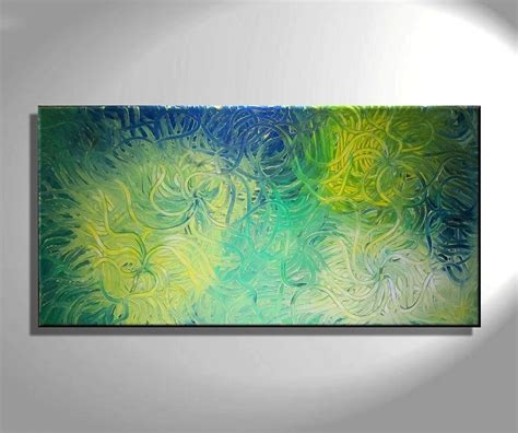 Abstract Painting Green Top Painting Ideas