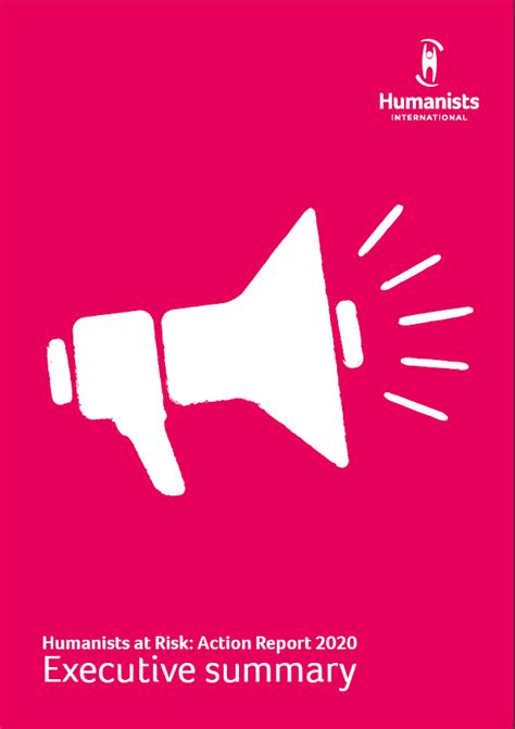 Humanists At Risk Action Report Executive Summary Humanists