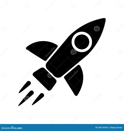 Space Ship Vector Icon Rocket Illustration Symbol Rocketship Logo