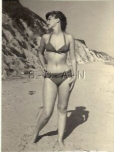 Org Vintage Amateur Semi Nude S S Rp At Beach Endowed Brunette