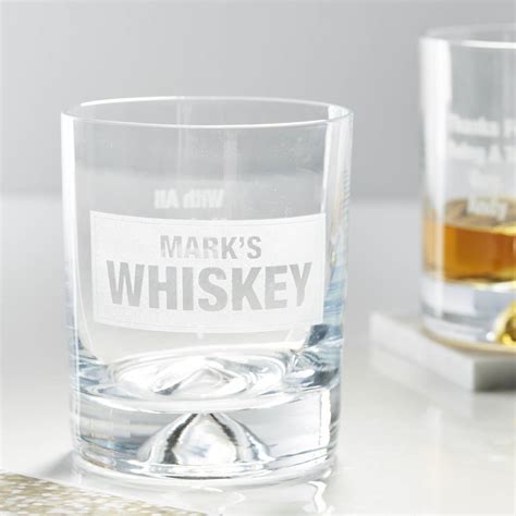 Personalised Whiskey Glass By Sophia Victoria Joy