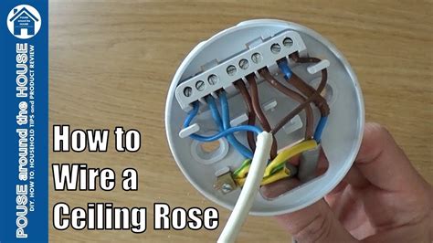 Wiring a basic light switch, with power coming into the switch and then out to the light is illustrated in this diagram. How to wire a ceiling rose - lighting circuits explained. Ceiling rose pendant install ...