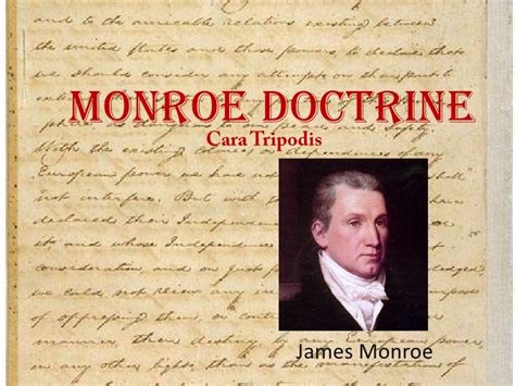 Monroe Doctrine Monroe Doctrine History Summary Significance Britannica President James