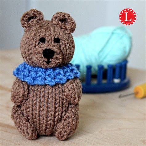 Loom Knitting Patterns Loom Knit Teddy Bear Toys Doll Amigurumi Tiny
