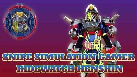 Kamen Rider Snipe Simulation Gamer Ridewatch Henshin Sound Bang Bang