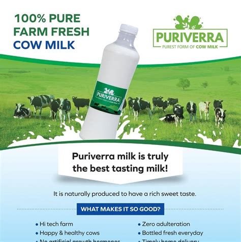 Farm Fresh Cow Milk Puriverra Milk Home Facebook
