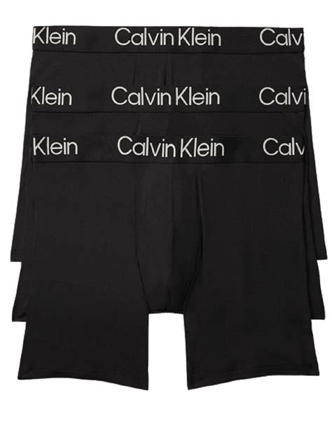 Calvin Klein Mens Ultra Soft Modern Modal Boxer Brief 3 3 Black X