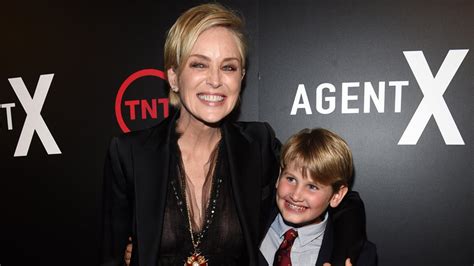 Sharon Stone Steps Out With Her Rarely Seen Son He S So Big Now