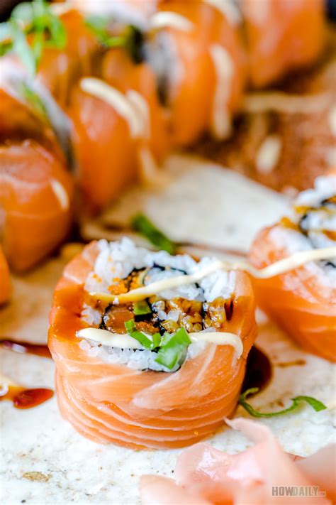 Salmon All Around Sushi Roll Recipe