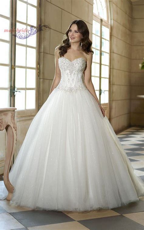 New Whiteivory Ball Gown Princess Lace Wedding Dresses Gown Size 4 6 8 10 12 14 Wedding Dresses