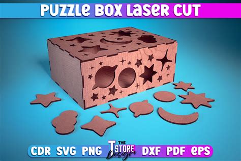 Puzzle Box Laser Cut Svg Baby Game Svg Graphic By The T Store Design