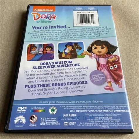 Dora Explorer Magical Sleepover Dvd Nickelodeon Show Spanish Nick Jr