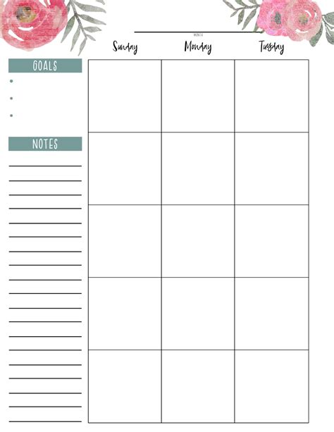 Free Classic Happy Planner Printable Inserts