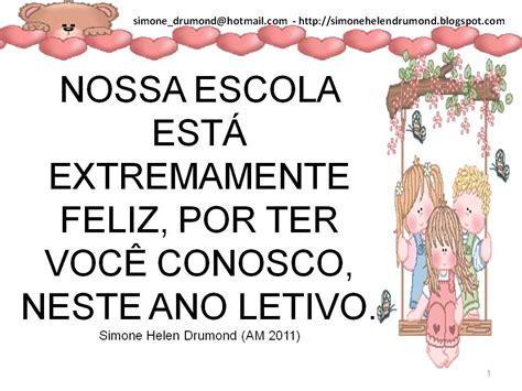 Texto Sobre Acolhimento Na Escola