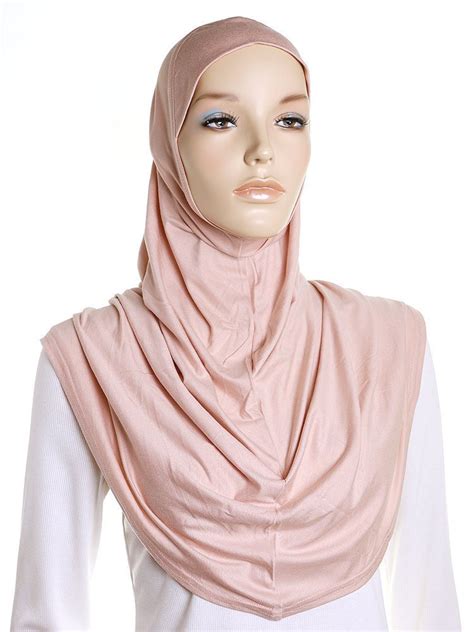 Light Nude Instant Hijab Ameera Jersey Hijab Ready To Wear Etsy