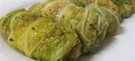 Chinese kool gevuld met Gehakt -Rijst