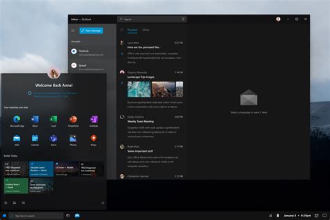 This Windows 10 Start Menu Does Fluent Design Better Than Microsoft Erofound