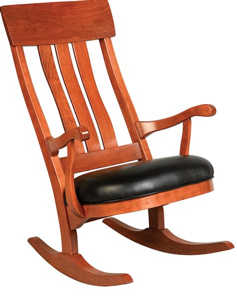 Lewis Rocker Amish Solid Wood Rocking Chairs Kvadro Furniture