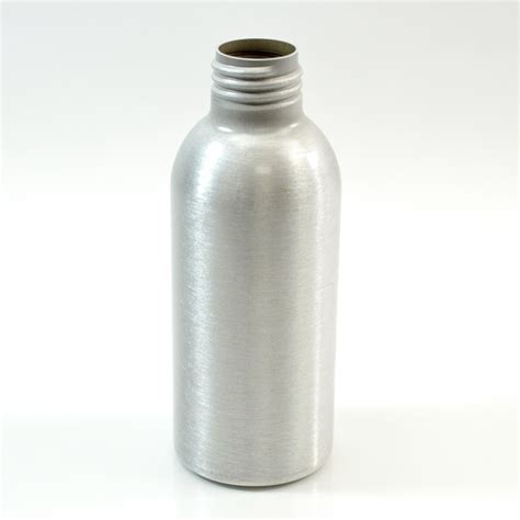 4 Oz Brushed Silver 24410 Aluminum 45x115 Bottle Packagingbuyer