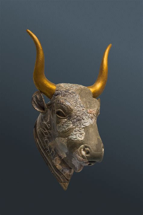 Filezakros Bulls Head Rhyton Archnmus Heraklion Wikimedia Commons