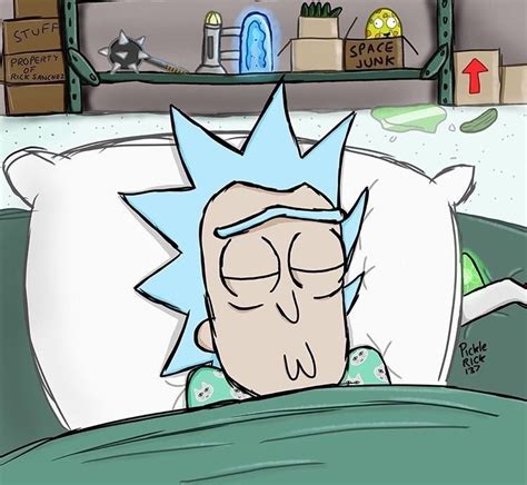 Sleep Peacefully Rick Rick And Morty Poster Rick And Morty