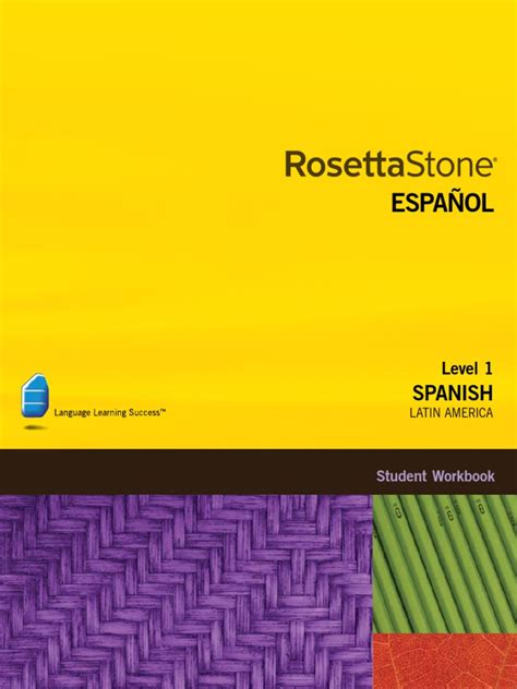 Spanish (Latin America) Level 1 - Student Workbook | Idioma español ...
