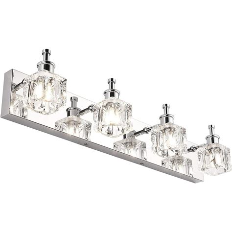 Presde Bathroom Vanity Light Fixtures Over Mirror Modern Led 4 Lights
