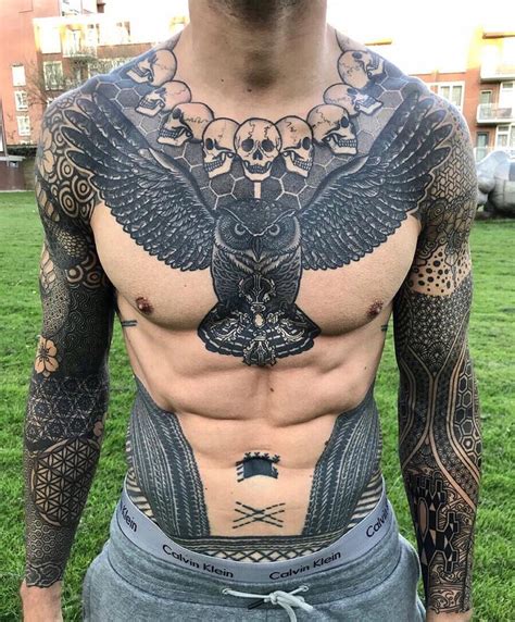 Tattoos Cool Chest Tattoos Tattoos For Guys Badass Chest Tattoo Men