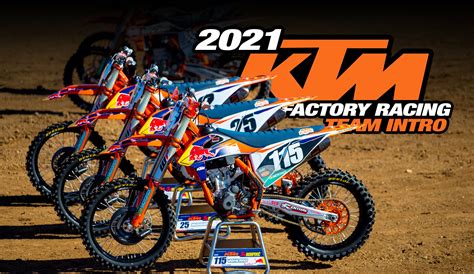 2021 Ktm Factory Racing Team Intro Dirt Bike Magazine