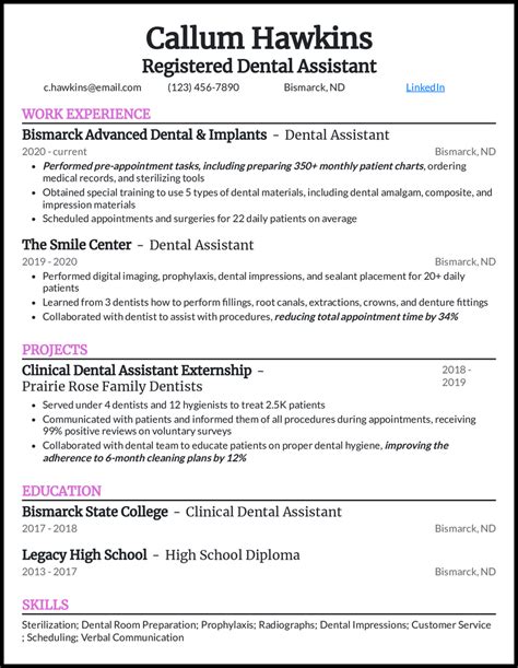 13 Dental Assistant Resume Examples That Work In 2023